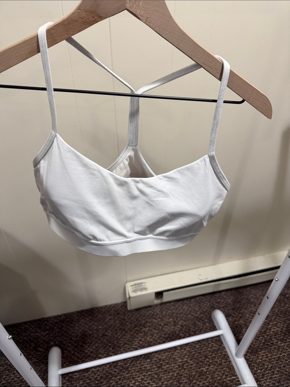 lululemon athletica White Strappy Light-Support Sports Bra